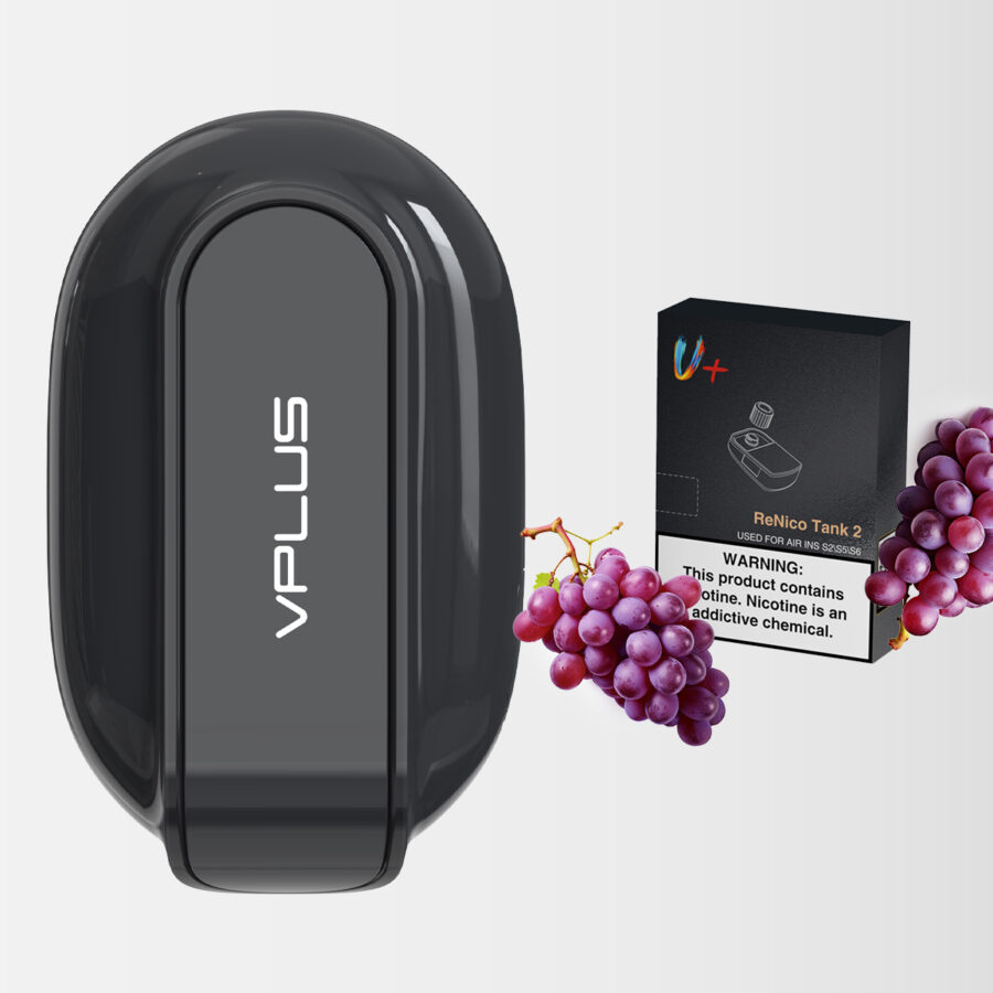 V+ S2 Schwarz – USB-C Anschluss